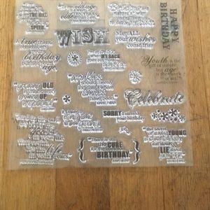 One missing happy b day stamp set